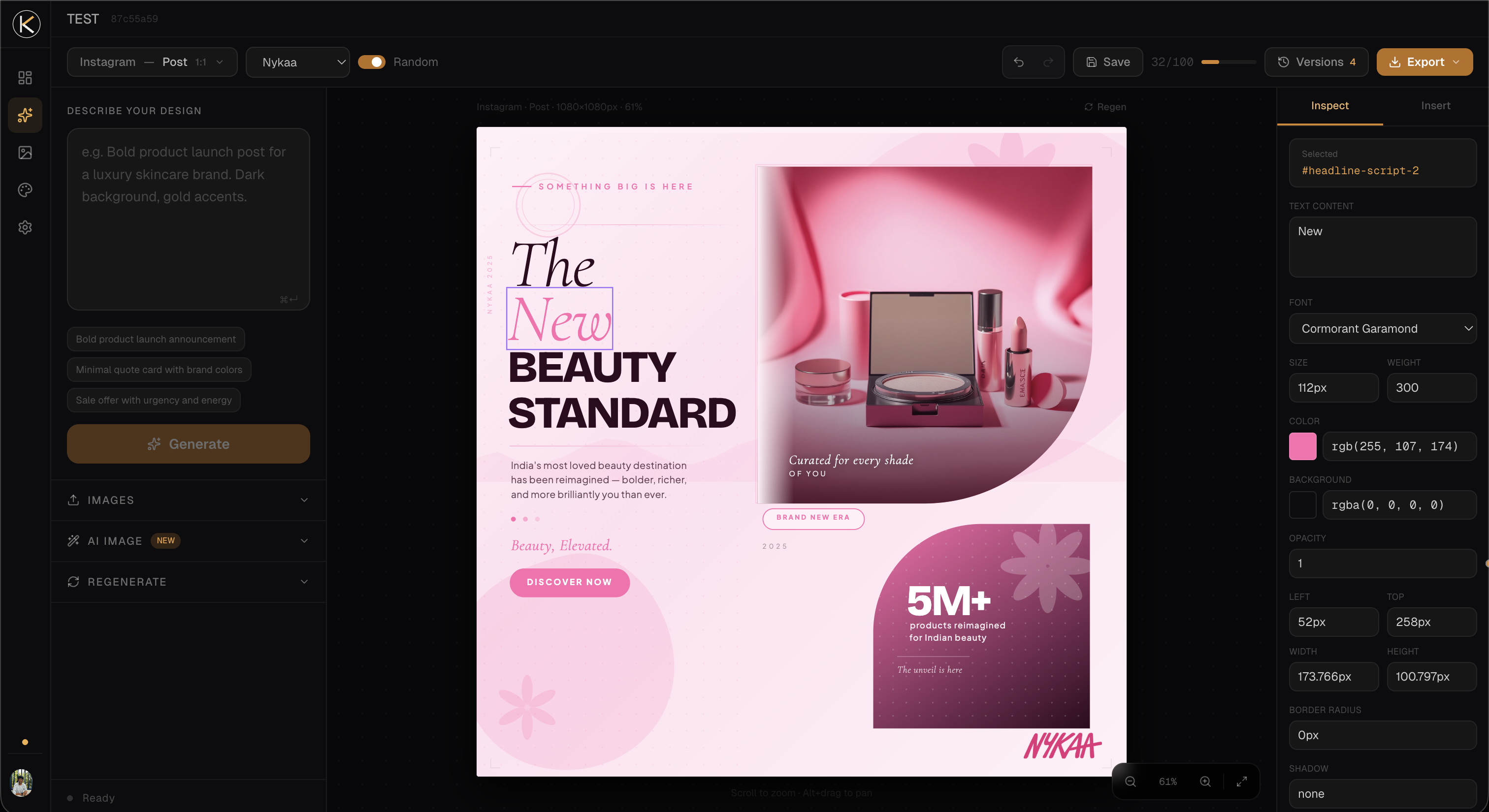 Krevia Studio · YouTube Thumbnail 1280×720