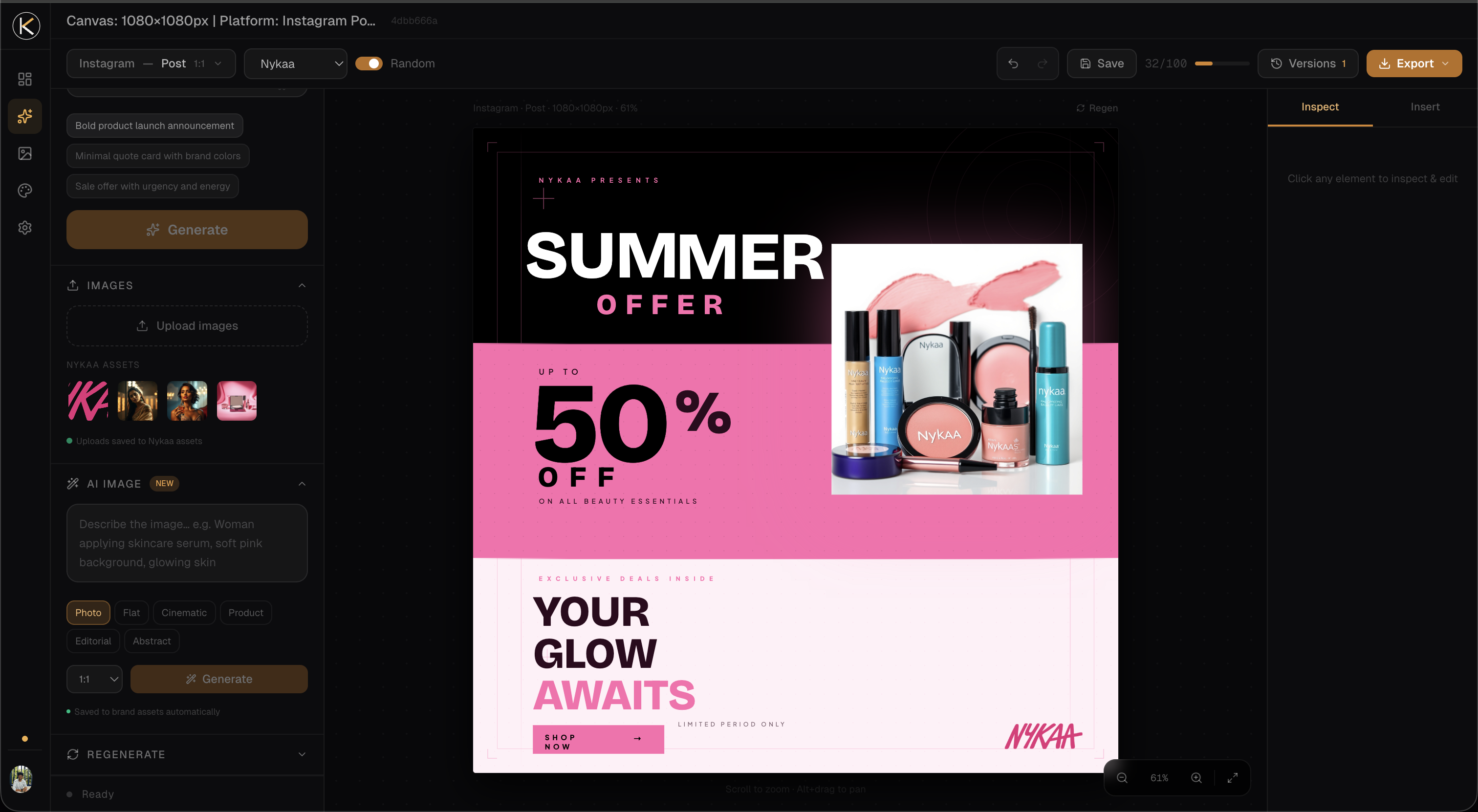 Krevia Studio · Brand Kit · Nykaa